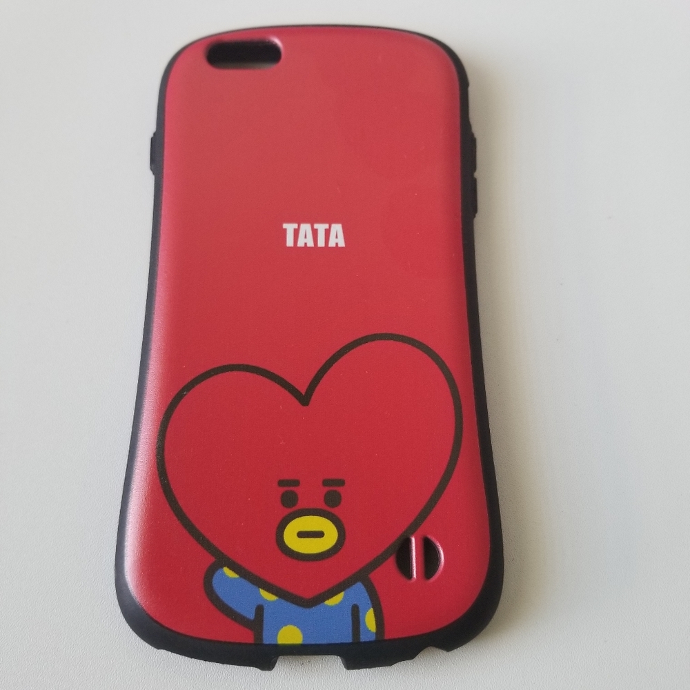 BT21 TATA Red Cell Phone Character Case New